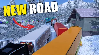 I TRIED the NEW Winter KIRKENES Road | TruckersMP Game Moderator