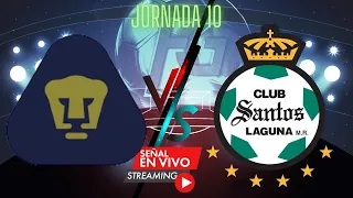 jornada 10 PUMAS VS SANTOS LIGA MX 2022, Pumas Vs Santos HOY en vivo y en directo