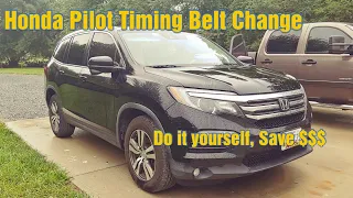 2016 3.5l V6 Honda Pilot Timing Belt Replacement