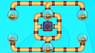 save the fish / pull the pin / save the fish pull the pin max level mobile game / fishdom game