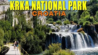 EXPLORING KRKA NATIONAL PARK,CROATIA | SKRADINSKI BUK WATERFALL, VISOVAC ISLAND AND ROSKI SLAP -4K