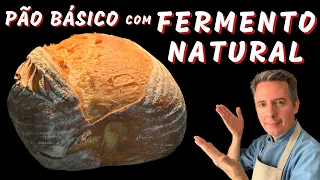 Pão com Fermento Natural !!! Receita Simples !!! Sem mistérios !!!