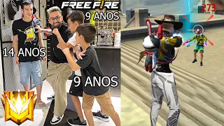 2 Crianças VS 1 Pro Player Valendo Diamantes