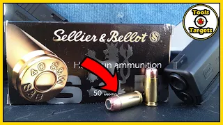 Can BIGGER Do Better?...Sellier & Bellot .40S&W Self-Defense AMMO Test!