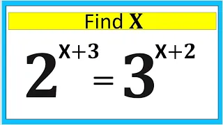 Nice Exponent Math Simplification |Find the value of X|Math Olympiad Problem