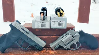 Short Barrels: 9mm and .38 Special for Big Animal Defense? Underwood FMJ Flat Point +P Ammo