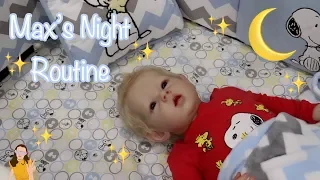 Reborn Toddler Max's Night Routine | Kelli Maple