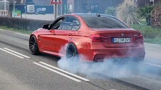 Sportcars Accelerating! BURNOUTS, 1300HP E63S, RS6-R ABT, GT-R, Mustang GT, R8 V10, E55 AMG, M2...