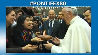 Birthday wishes for Pope Francis: #Pontifex80