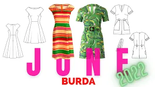 Burda 6/2022 Line Drawings