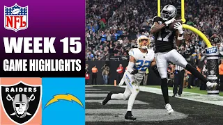 Los Angeles Chargers vs Las Vegas Raiders [FULL GAME] WEEK 15 | NFL Highlights 2023