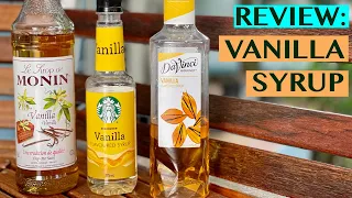 COMPARING VANILLA SYRUP: MONIN VS DAVINCI VS STARBUCKS