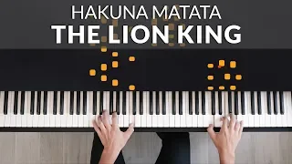 Hakuna Matata - The Lion King | Tutorial of my Piano Cover