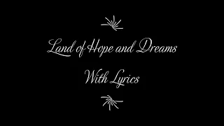 Land of Hope and dreams - Bruce Springsteen (Lyrics)