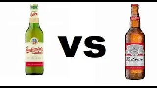 Battle of the budweisers - budvar 5% vs budweiser 4.5% - review No. 572