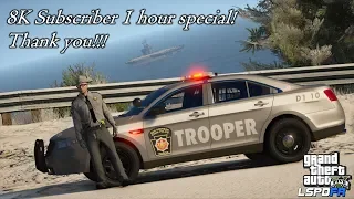 GTAV-LSPDFR Day-341 8K Sub 1 hour Special! PA State Police (Based) Road to 10K!