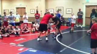 Brandon Slay Olympic Gold Medalist - Favorite Techniques: Ankle Pick