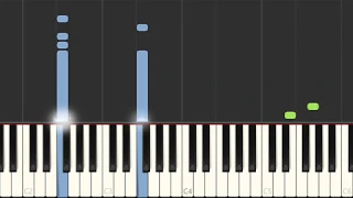 Camila Cabello "Never Be The Same" sheet music for piano with melody - Synthesia preview