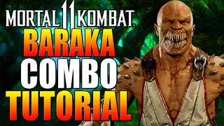 Mortal Kombat 11 Baraka Combo Tutorial Daryus P