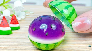 Yummy Honey Jelly | Miniature Purple Watermelon Jelly - Prepare to Wow 🍉 Lotus Cakes Amazing Ideas