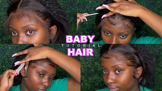 Frontal Baby Hair Tutorial NO LIFTING | Step By Step