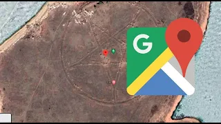 Estrella satánica en kazajistán en Google Maps pentagrama