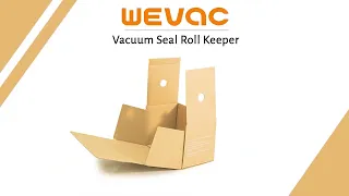 Wevac Food Vacuum Seal Bag Roll with a Cutter and a Box!