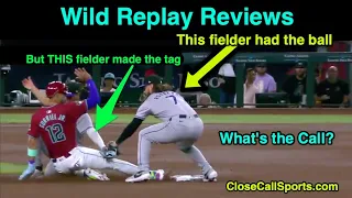 Two Players Tag the Same Runner & Other Wild Replay Reviews Across Baseball