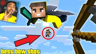 Most Epic *BOW SHOTS* in Minecraft 🔴 techno gamerz, bbs, Mythpat, live Insaan, fleet, smartypie