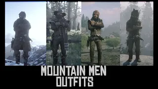 RED DEAD ONLINE - 4 Mountain Men Outfit Ideas (1)