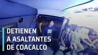 Asalto a transporte público en Coacalco; detienen a asaltantes - En Punto con Denise Maerker