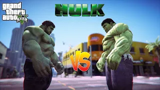 GTA 5 - Hulk(Avenger) VS Hulk(MCU)