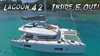 Lagoon 42 Catamaran Boat Tour - Inside & Out!