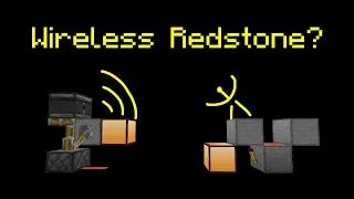Wireless Redstone in Minecraft Bedrock Edition!