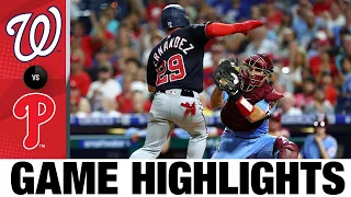 Nationals vs. Phillies Game Highlights (8/4/22) | MLB Highlights