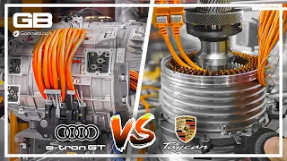 Audi vs Porsche - Electric Motor Production