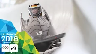 Monobob - Laura Nolte (GER) wins Women's gold | Lillehammer 2016 Youth Olympic Games