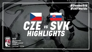 Game Highlights: Czech Republic vs Slovakia May 5 2018 | #IIHFWorlds 2018