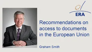 Recommendations on access to documents in the European Union