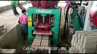 ODBM 06 A  Automatic Fly Ash Brick machine by Odisol.