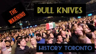 The Warning - Dull Knives (cut better) Live at History Toronto, 11/27/22 #thewarning #fyp #martintw