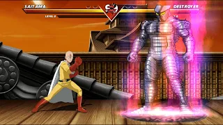 SAITAMA vs DESTROYER - Highest Level Amazing Fight!