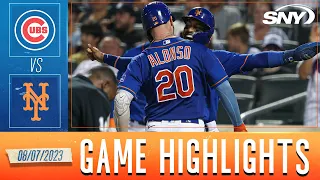 Pete Alonso homers twice as Mets crush Cubs 11-2 | Mets Highlights | SNY