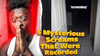 5 Mysterious Screams That Were Recorded 😱😭(Scary Video) REACTION