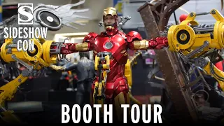 Hot Toys Marvel Sixth Scale and Quarter Scale Booth Tour | Sideshow Con SDCC 2022