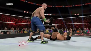 WWE 2K15 Бой Джон Сина против Скала це було дуже тяжко но все одно я победил!