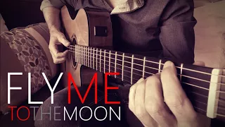 Fly me to the moon - guitar cover + chords - accords de guitare