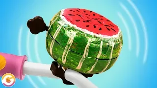 Easy Activities for Kids to do at Home | DIY Watermelon Bicycle Bell