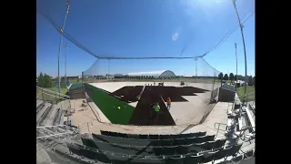 LCU Softball Field Synthetic Turf Installation Time Lapse