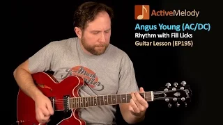 Angus Young Guitar Lesson - AC/DC Style Rhythm Guitar Lesson - EP195
